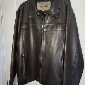 Machine Clothing Company Men's Dark Jacket SZ XL Preloved